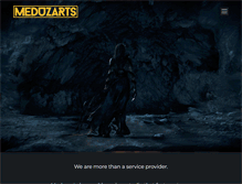 Tablet Screenshot of meduzarts.com